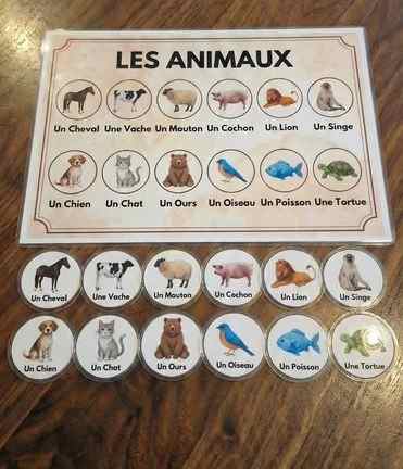 Lot de 10 fiches éducatives — Dès 2 ans (+ 1 fiche prénom offerte) thumbnail 10